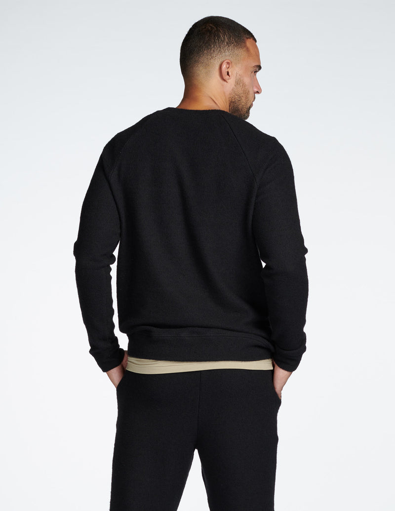 Men's Soft Knit Melange Pullover Sweater