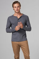 Men's Long Sleeve Henley - view 5