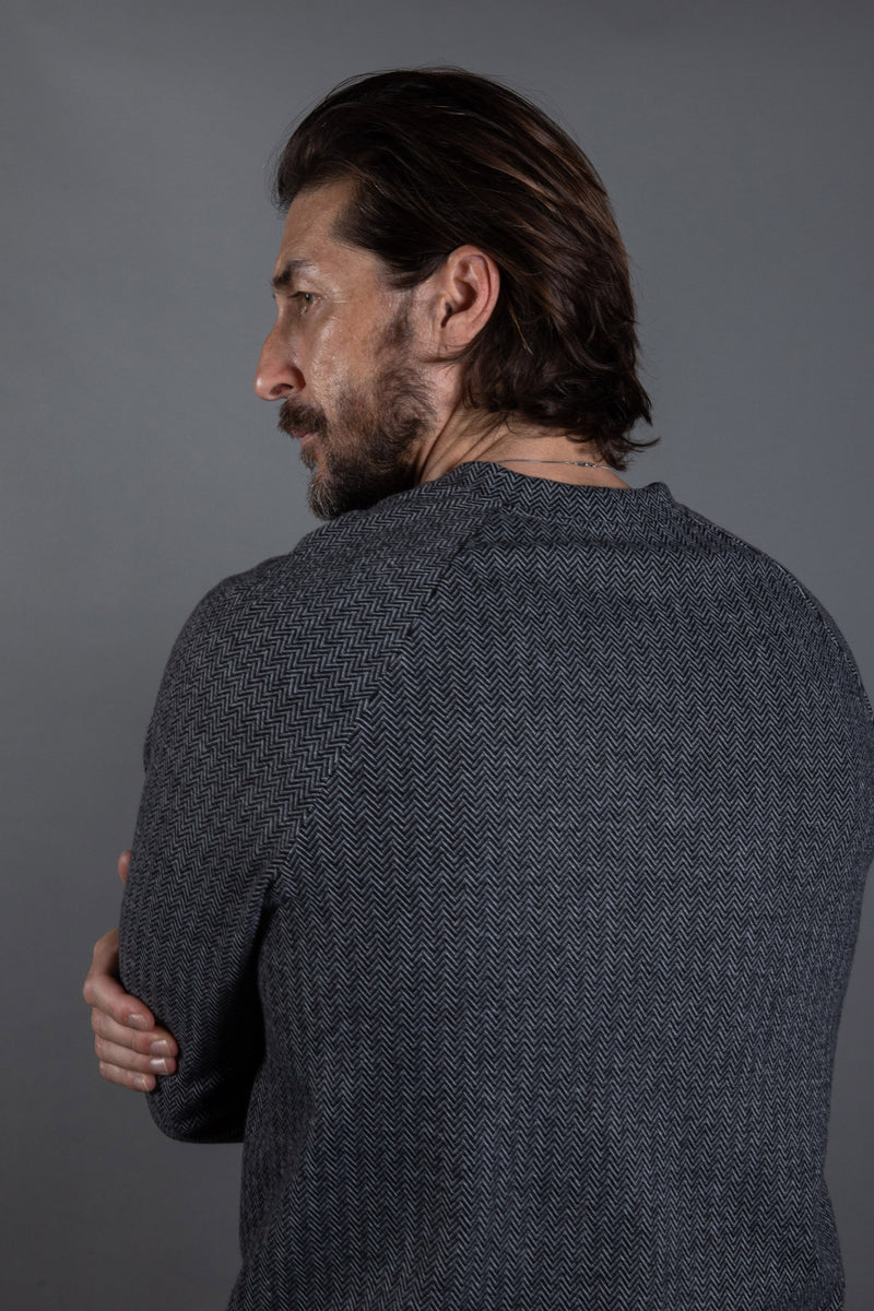 Spencer Herringbone Pullover Sweater