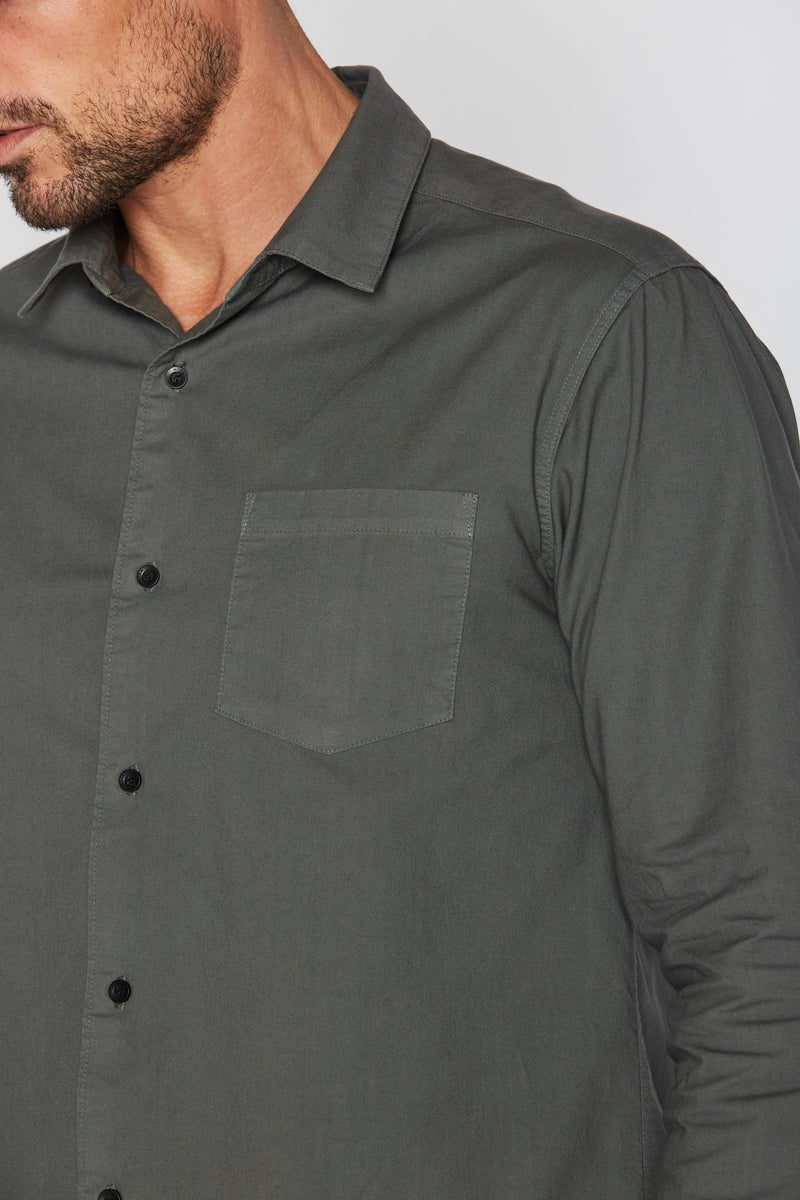 Men's Cotton Button Up Shirt