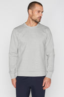 Men's Performance Ponte Top Stitch Crew Neck Sweatshirt - view 7