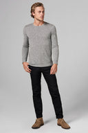 Men's Novelty Texture Long Sleeve Pullover - view 4