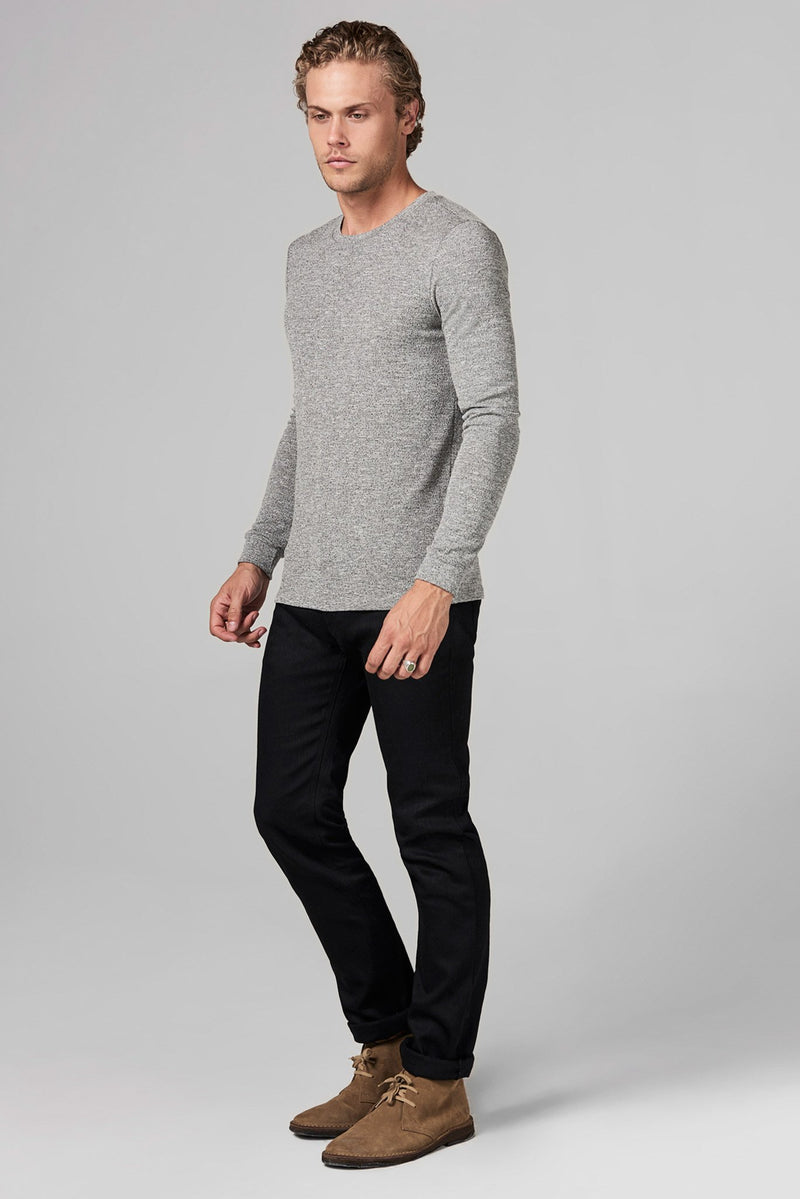 Men's Novelty Texture Long Sleeve Pullover