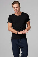 Men's Modal Pocket Sailor Crew Neck Tee - view 2