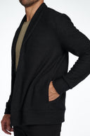 Men's Soft Knit Melange Cardigan Sweater - view 24