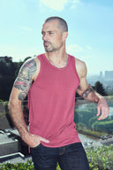 Men's Modal Hi-Lo Tank — Mika Jaymes (view 5)