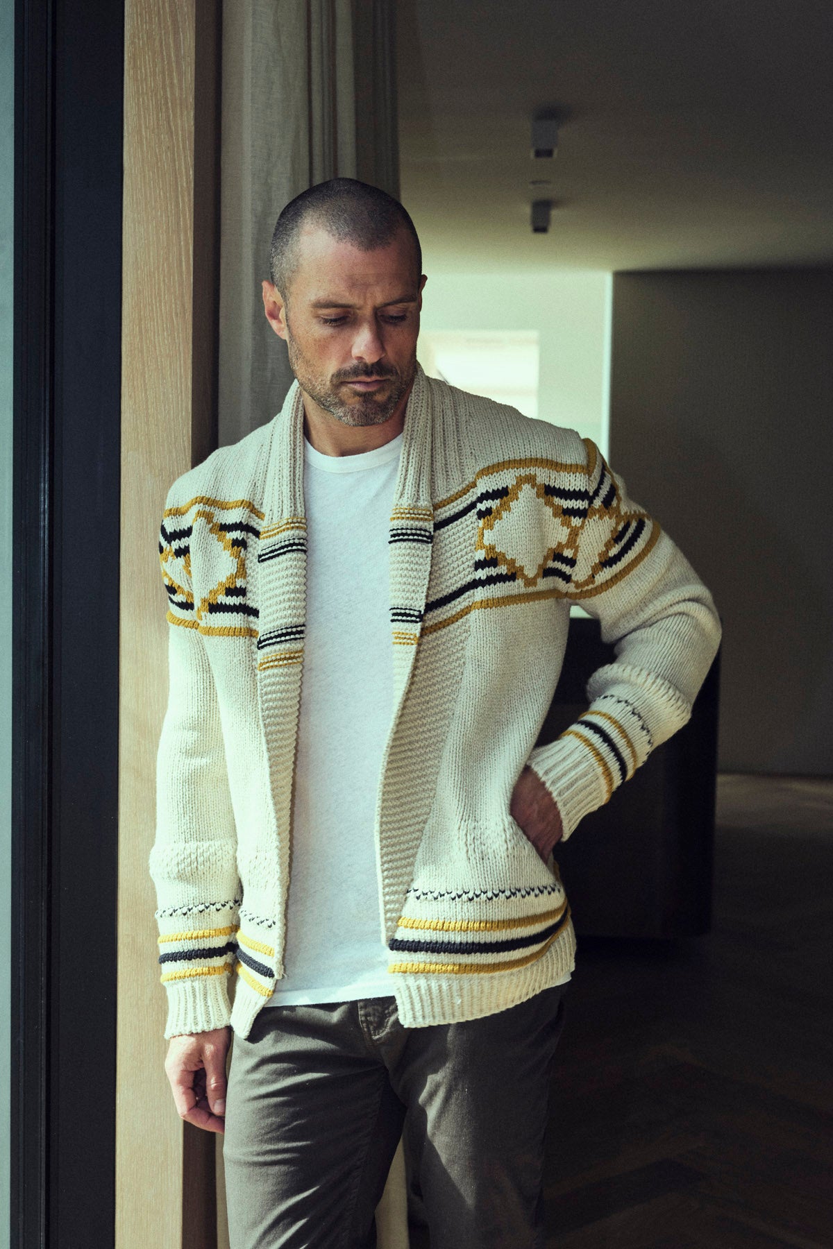 ニット/セーター Ameri VINTAGE MEDI SARTORIA KNIT JACKET Ameri（アメリ）の「JACKET LIKE SHORT KNIT（ニット/セーター）」 - WEAR