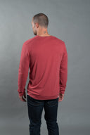 Men's Tri-Blend Cardigan Sweater — Mika Jaymes (view 5)