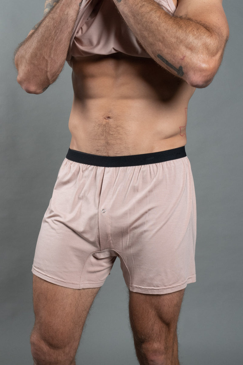 Men's Modal Boxer — Dust Rose