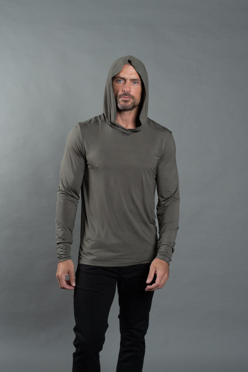 Men's Modal Hoodie — Army