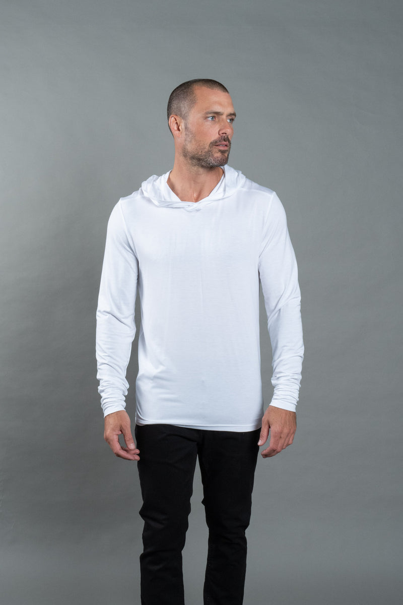 Men's Modal Hoodie — White