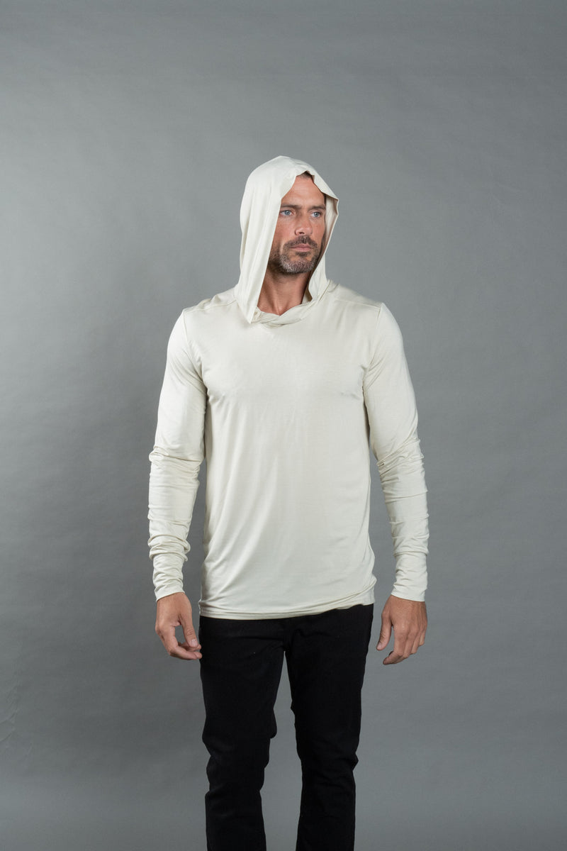 Men's Modal Hoodie — Clay