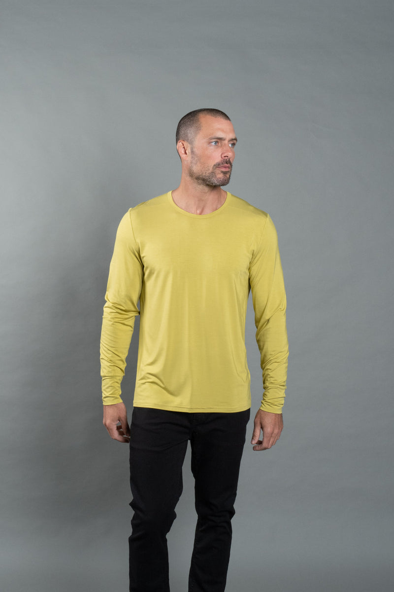 Men's Dylan Modal Long Sleeve Tee — Moss