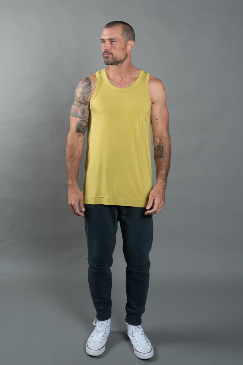 Men's Modal Hi-Lo Tank — Moss