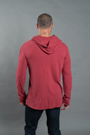 Men's Linen Blend Long Sleeve Hoodie - view 25