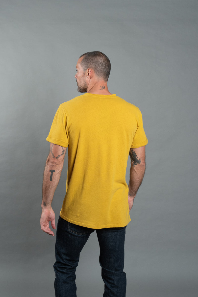 Men's Cotton Linen V-Neck Tee Shirt – Mika Jaymes