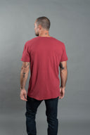Men's Cotton Linen V-Neck Tee - view 28