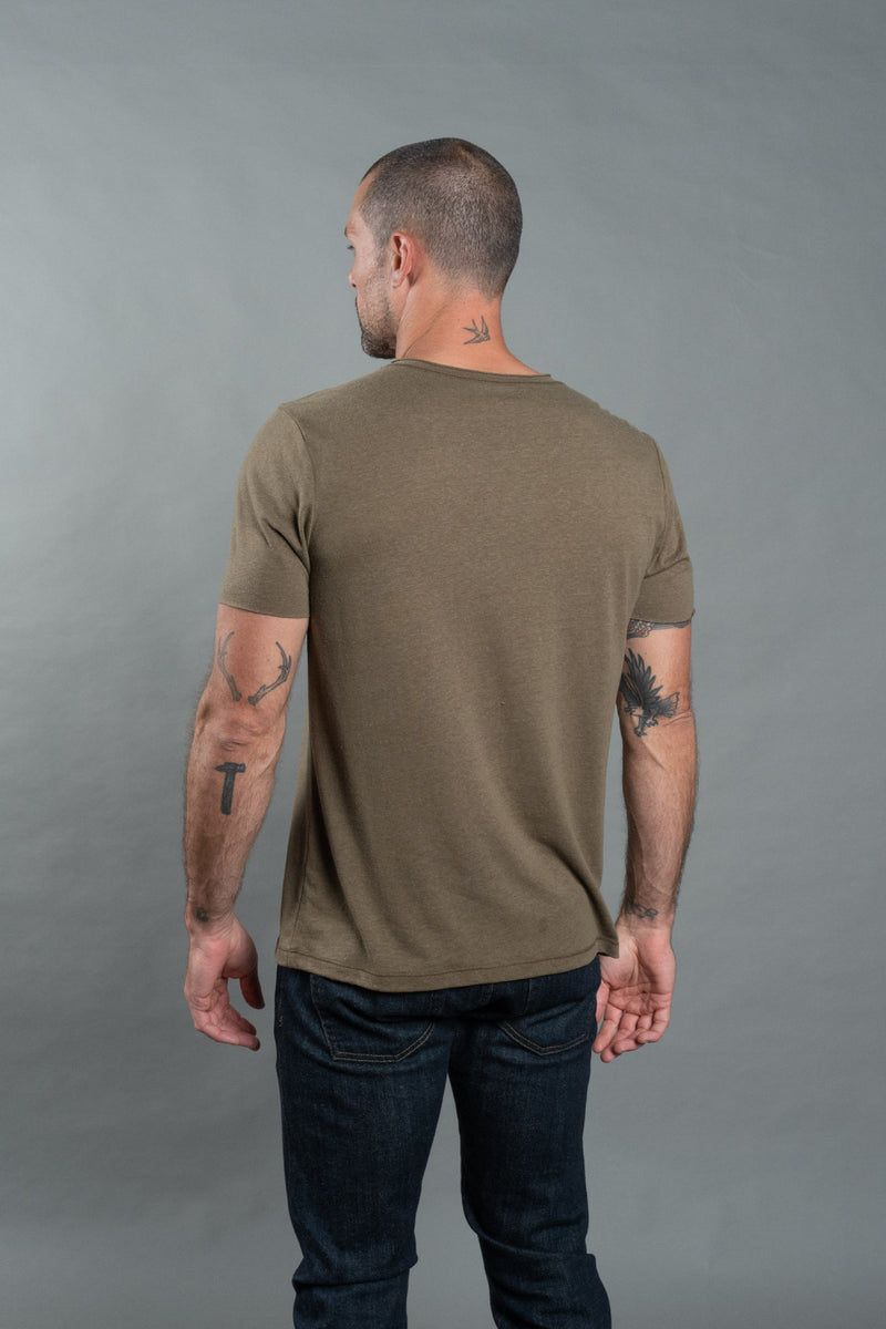 Men's Brolin Raw Neck Crew Tee