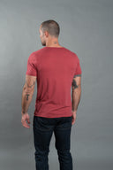 Men's Tri-Blend Patch Sleeve Tee — Mika Jaymes (view 6)