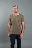 Men's Tri-Blend Patch Sleeve Tee — Mika Jaymes (view 7)