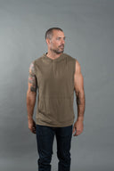 Men's Sleeveless Tri-Blend Hoodie — Mika Jaymes (view 18)