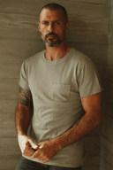 Men's Linen Blend Pocket Tee