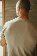 Men's Linen Blend Pocket Tee — Mika Jaymes (view 5)