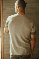 Men's Linen Blend Pocket Tee — Mika Jaymes (view 6)
