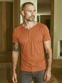 Men's Henley Short Sleeve