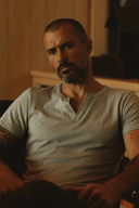Men's Tri-Blend Cross V-Neck Tee — Mika Jaymes