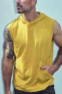 Men's Sleeveless Tri-Blend Hoodie