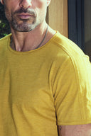 Men's Tri-Blend Patch Sleeve Tee — Mika Jaymes (view 11)