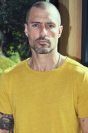 Men's Tri-Blend Patch Sleeve Tee — Mika Jaymes (view 12)