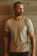 Men's Tri-Blend Patch Sleeve Tee — Mika Jaymes (view 17)