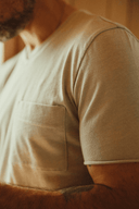 Men's Princeton Wide Pocket V-Neck Tee — Mika Jaymes (view 2)