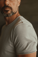 Men's Brolin Raw Neck Crew Tee — Mika Jaymes (view 5)