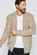 Men's Soft Knit Melange Cardigan Sweater - view 11