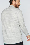 Men's Soft Knit Melange Cardigan Sweater - view 20