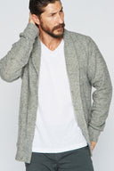 Men's Soft Knit Melange Cardigan Sweater - view 26