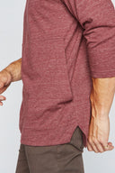 Men's 3/4 Sleeve Cowl Neck Visor Hoodie - view 21