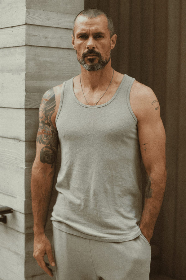 Men's Cotton Linen Tank