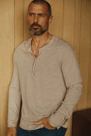 Men's Cotton Long Sleeve Henley