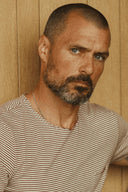 Men's Cotton Sailor Pocket Stripe Tee - view 2