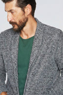 Men's Soft Knit Melange Cardigan Sweater - view 7