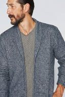 Men's Soft Knit Melange Cardigan Sweater - view 4