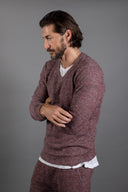 Men's Soft Knit Melange V-Neck Sweater - view 21