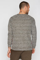 Men's Soft Knit Melange Side Stripe Pullover Sweater - view 8
