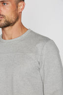Men's Performance Ponte Top Stitch Crew Neck Sweatshirt - view 9