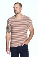 Men's Brolin Raw Neck Crew Stripe Tee - view 4