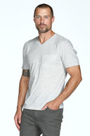 Men's Princeton Wide Pocket V-Neck Stripe Tee - view 13
